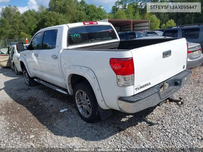 5TFEY5F13AX095447 2010 Toyota Tundra Grade 5.7L V8