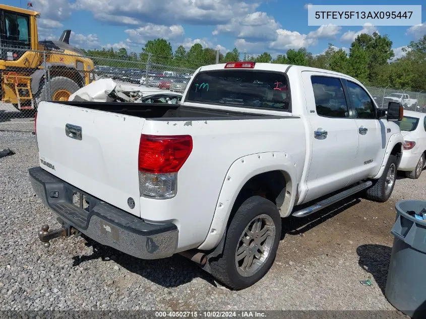 5TFEY5F13AX095447 2010 Toyota Tundra Grade 5.7L V8