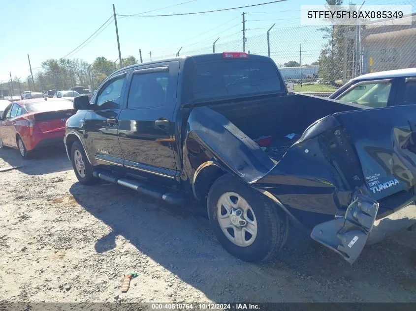 2010 Toyota Tundra Grade 5.7L V8 VIN: 5TFEY5F18AX085349 Lot: 40510764