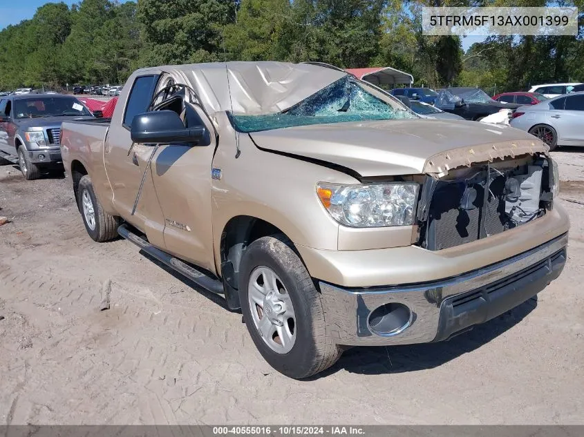 2010 Toyota Tundra Grade 4.6L V8 VIN: 5TFRM5F13AX001399 Lot: 40555016