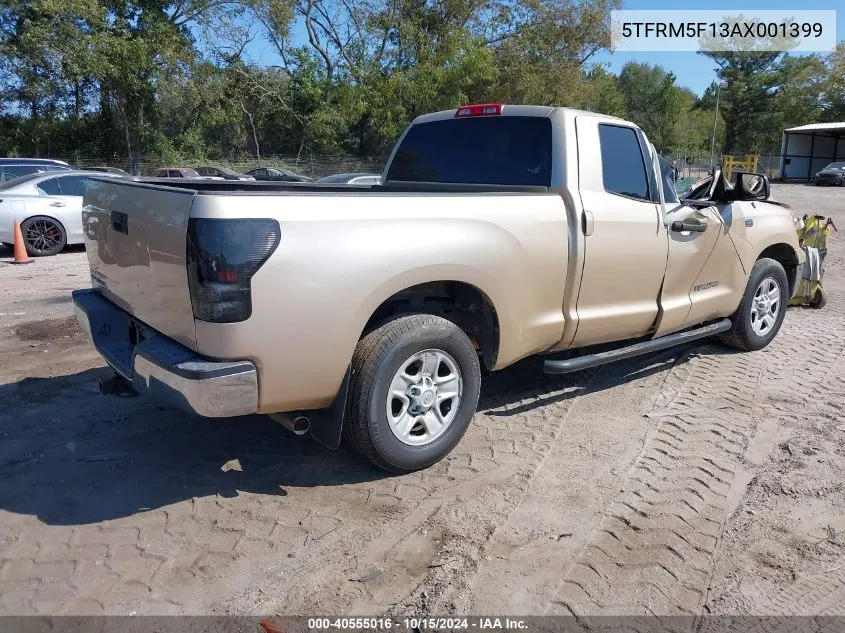 2010 Toyota Tundra Grade 4.6L V8 VIN: 5TFRM5F13AX001399 Lot: 40555016