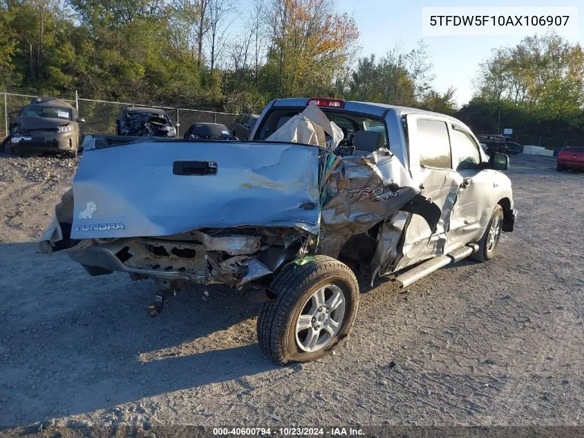 5TFDW5F10AX106907 2010 Toyota Tundra Grade 5.7L V8