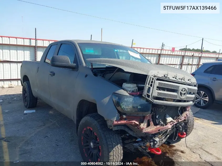 5TFUW5F17AX139466 2010 Toyota Tundra Grade 5.7L V8