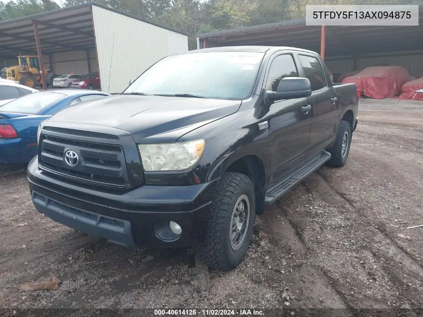 2010 Toyota Tundra Grade 5.7L V8 VIN: 5TFDY5F13AX094875 Lot: 40614125