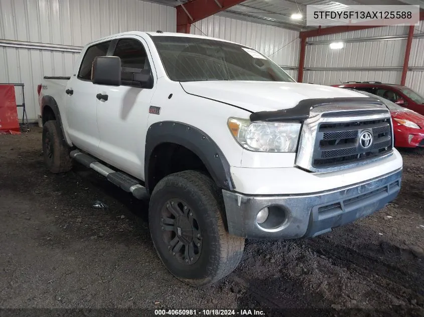 2010 Toyota Tundra Grade 5.7L V8 VIN: 5TFDY5F13AX125588 Lot: 40650981