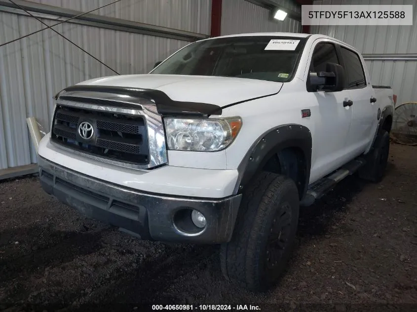 2010 Toyota Tundra Grade 5.7L V8 VIN: 5TFDY5F13AX125588 Lot: 40650981