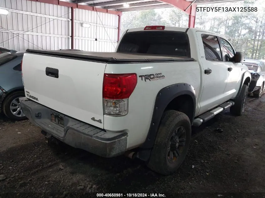 5TFDY5F13AX125588 2010 Toyota Tundra Grade 5.7L V8