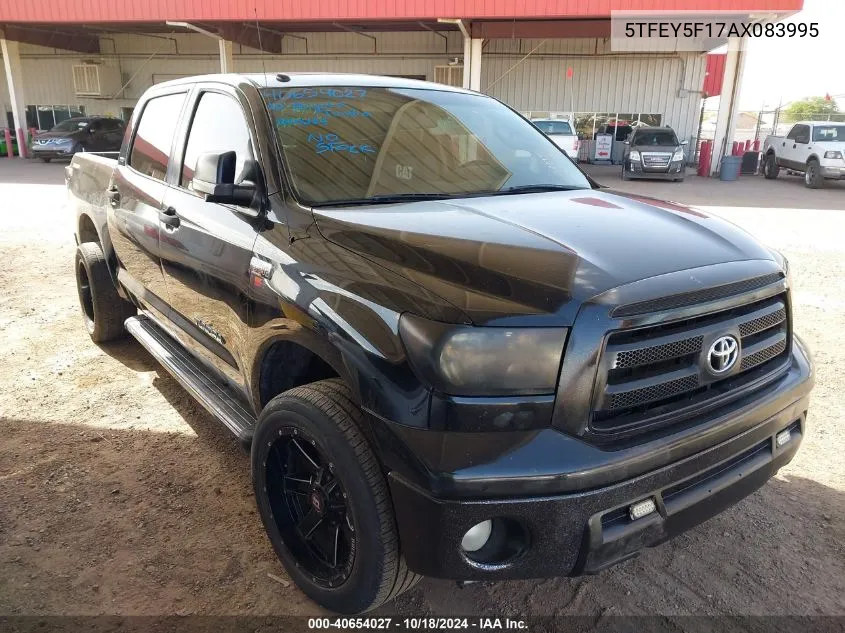 2010 Toyota Tundra Grade 5.7L V8 VIN: 5TFEY5F17AX083995 Lot: 40654027