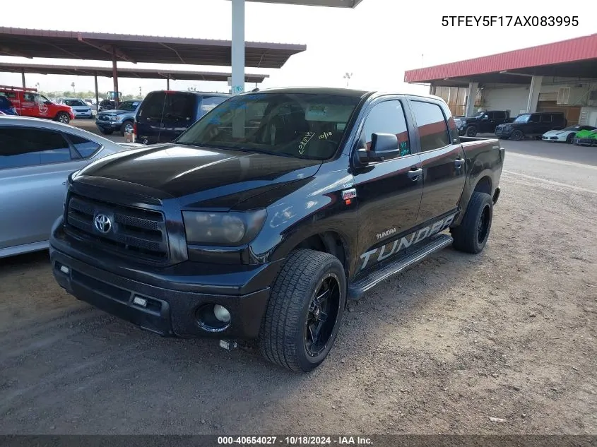 2010 Toyota Tundra Grade 5.7L V8 VIN: 5TFEY5F17AX083995 Lot: 40654027