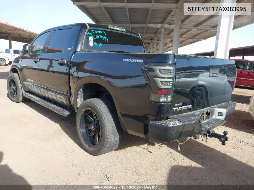 2010 Toyota Tundra Grade 5.7L V8 VIN: 5TFEY5F17AX083995 Lot: 40654027