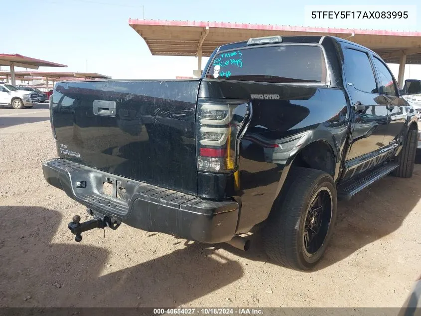 2010 Toyota Tundra Grade 5.7L V8 VIN: 5TFEY5F17AX083995 Lot: 40654027