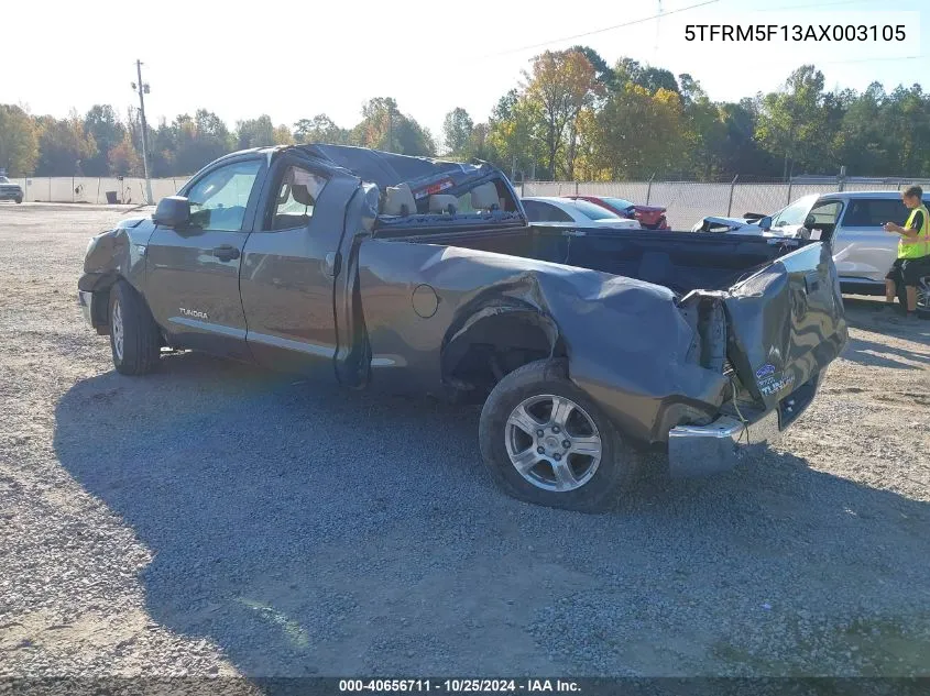 2010 Toyota Tundra Grade 4.6L V8 VIN: 5TFRM5F13AX003105 Lot: 40656711