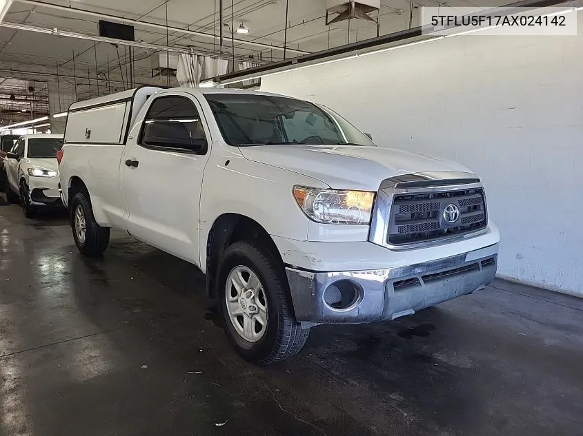 2010 Toyota Tundra Grade V6 VIN: 5TFLU5F17AX024142 Lot: 40673475