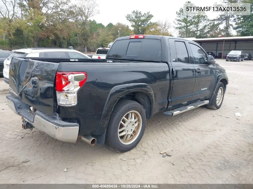 2010 Toyota Tundra Grade 4.6L V8 VIN: 5TFRM5F13AX013536 Lot: 40689435