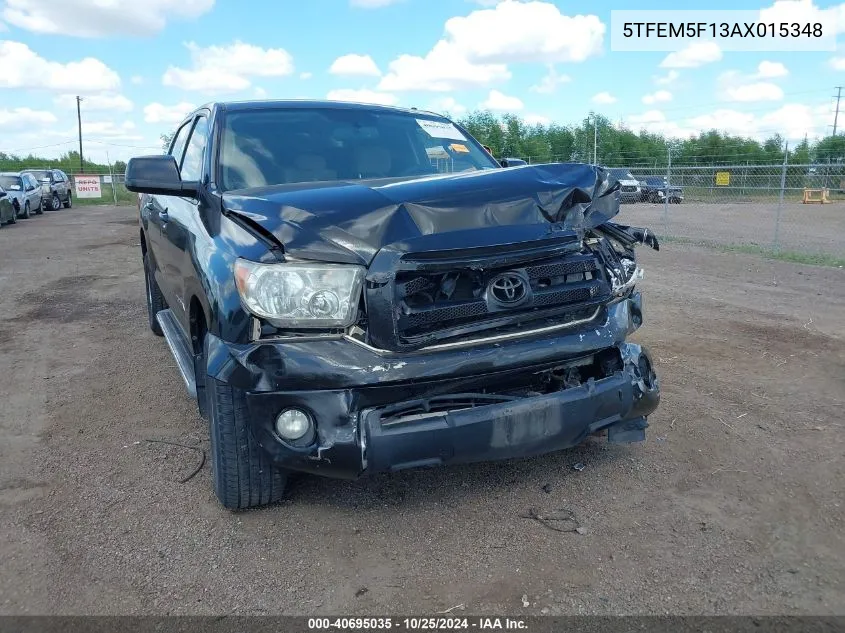 2010 Toyota Tundra Grade 4.6L V8 VIN: 5TFEM5F13AX015348 Lot: 40695035