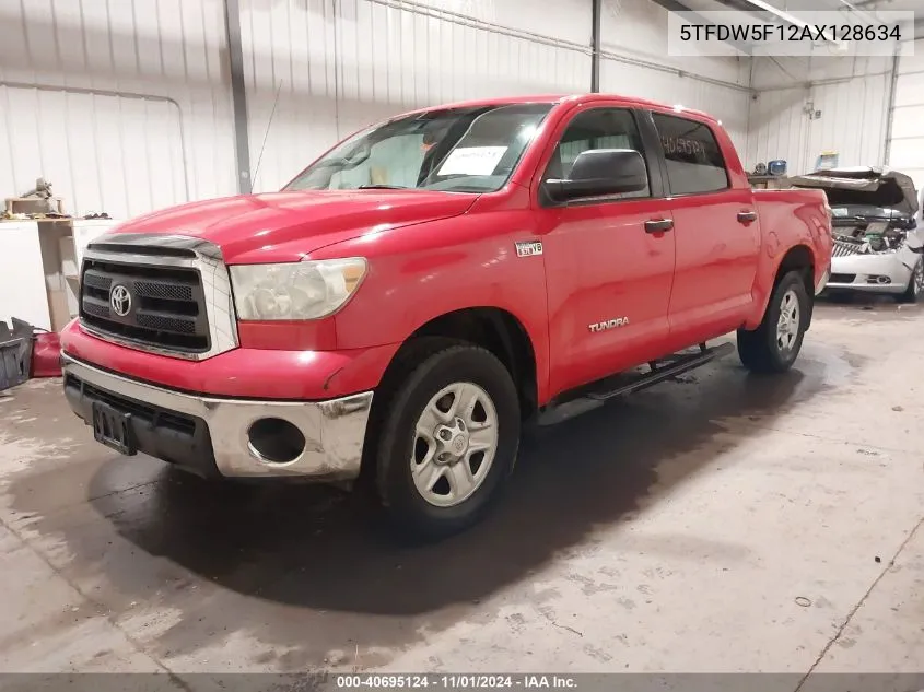 2010 Toyota Tundra Grade 5.7L V8 VIN: 5TFDW5F12AX128634 Lot: 40695124