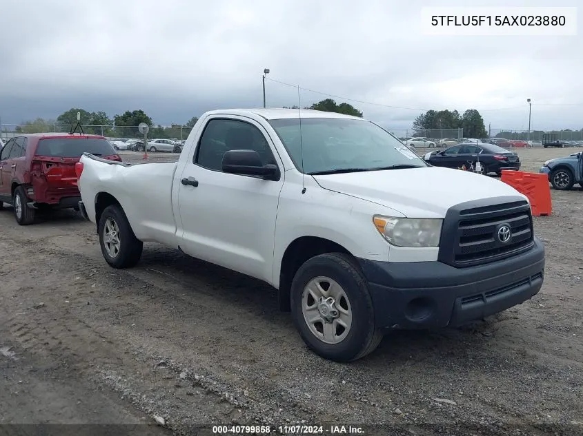 2010 Toyota Tundra Grade V6 VIN: 5TFLU5F15AX023880 Lot: 40799858