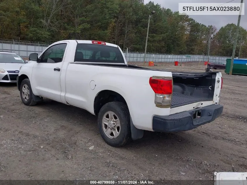 2010 Toyota Tundra Grade V6 VIN: 5TFLU5F15AX023880 Lot: 40799858