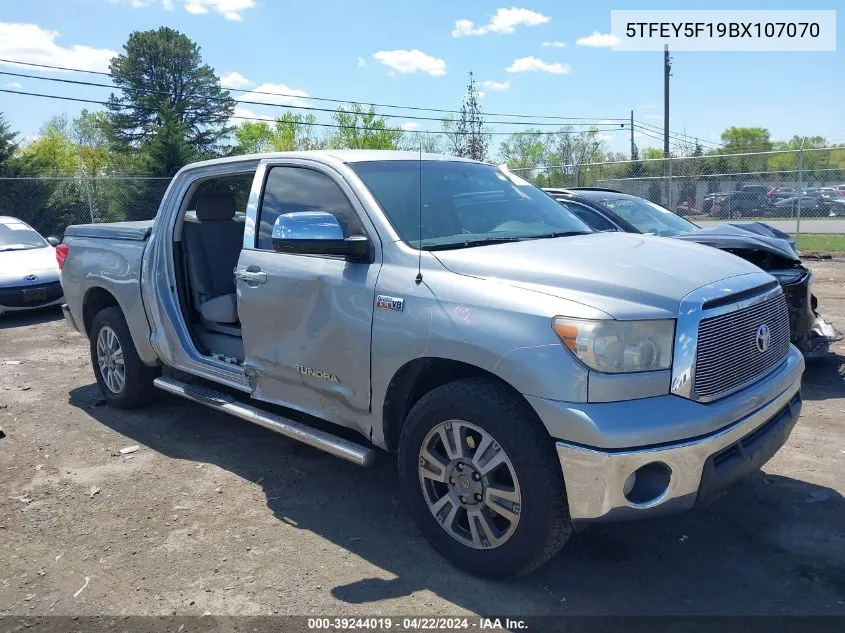 5TFEY5F19BX107070 2011 Toyota Tundra Grade 5.7L V8