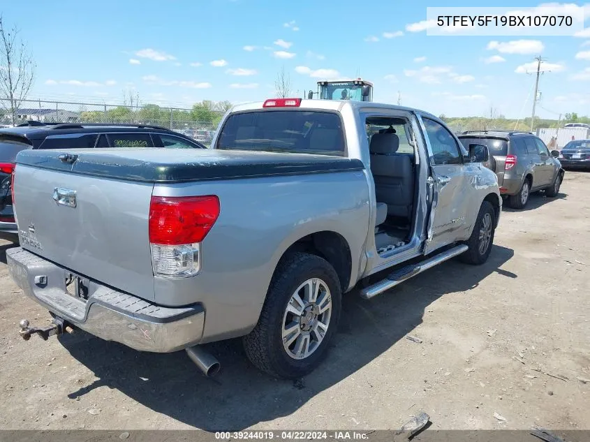 5TFEY5F19BX107070 2011 Toyota Tundra Grade 5.7L V8