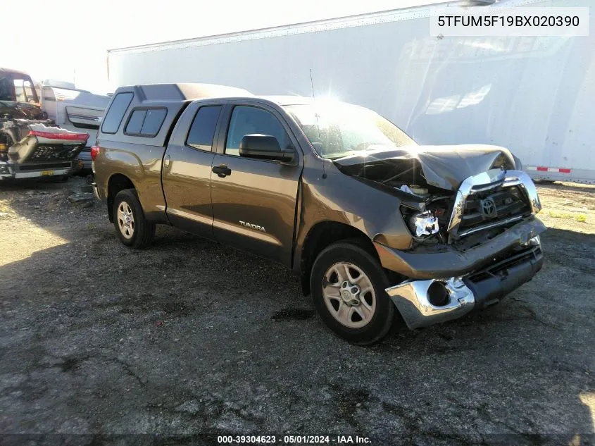 5TFUM5F19BX020390 2011 Toyota Tundra Grade 4.6L V8