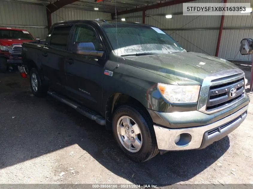 2011 Toyota Tundra Grade 5.7L V8 VIN: 5TFDY5F1XBX163353 Lot: 39556160