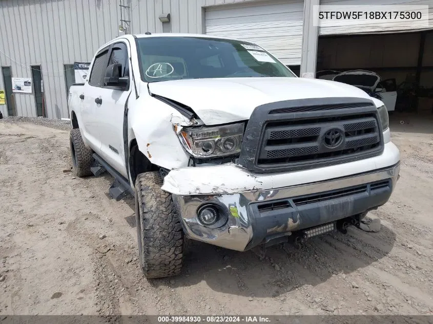 2011 Toyota Tundra Grade 5.7L V8 VIN: 5TFDW5F18BX175300 Lot: 39984930