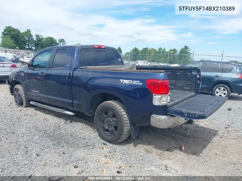 5TFUY5F14BX210389 2011 Toyota Tundra Grade 5.7L V8