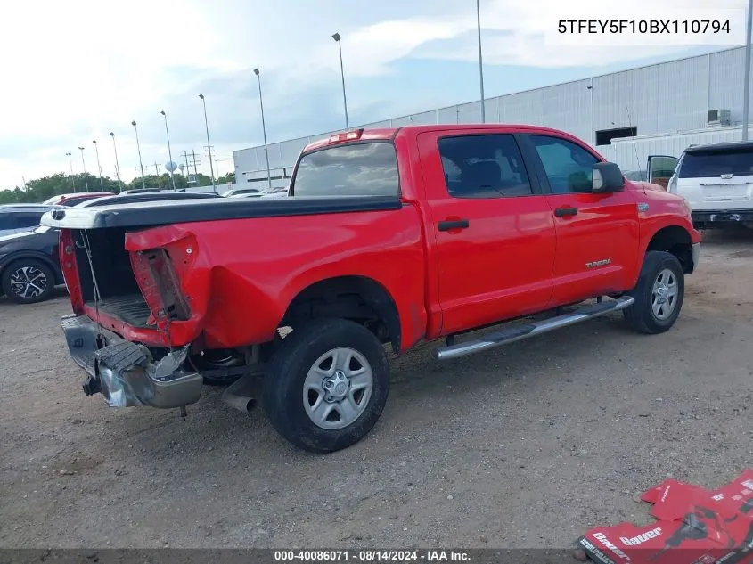 5TFEY5F10BX110794 2011 Toyota Tundra Grade 5.7L V8