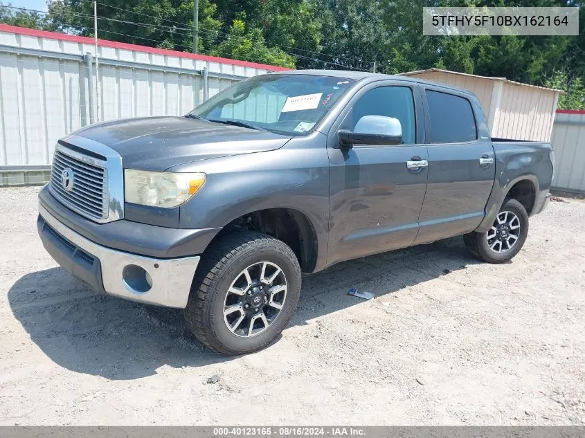 2011 Toyota Tundra Limited 5.7L V8 VIN: 5TFHY5F10BX162164 Lot: 40123165