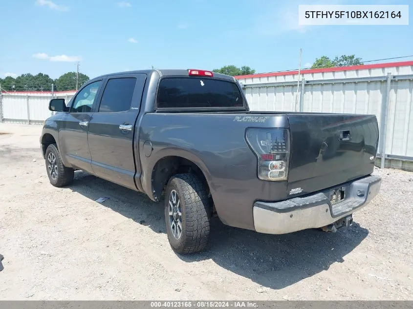 2011 Toyota Tundra Limited 5.7L V8 VIN: 5TFHY5F10BX162164 Lot: 40123165