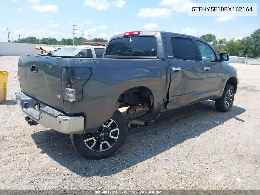 2011 Toyota Tundra Limited 5.7L V8 VIN: 5TFHY5F10BX162164 Lot: 40123165