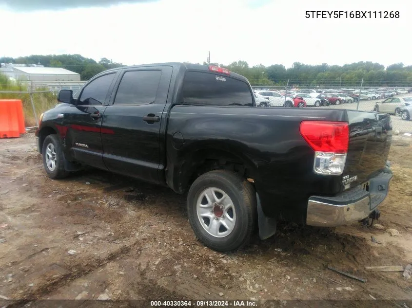 5TFEY5F16BX111268 2011 Toyota Tundra Grade 5.7L V8