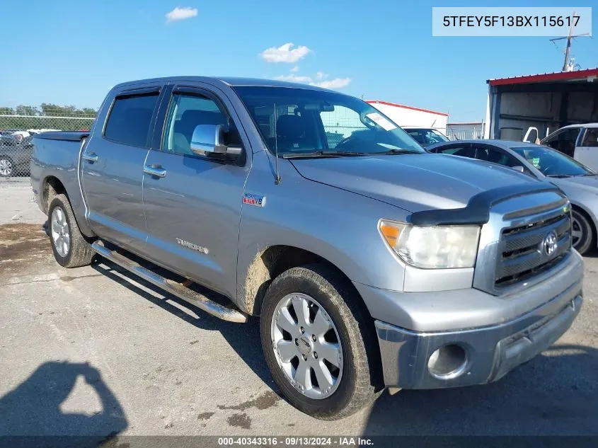 5TFEY5F13BX115617 2011 Toyota Tundra Grade 5.7L V8