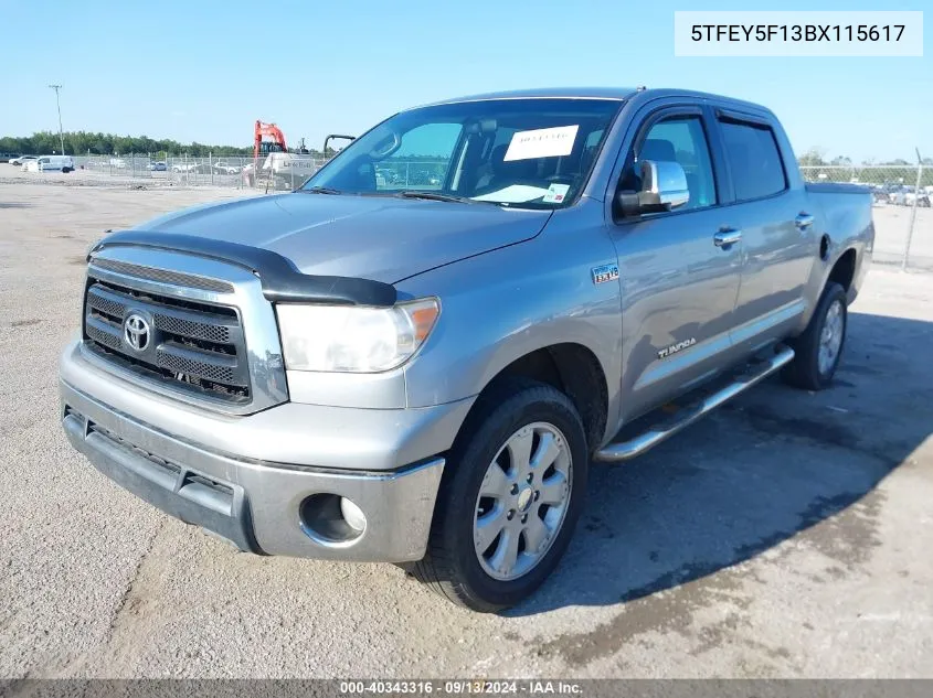 5TFEY5F13BX115617 2011 Toyota Tundra Grade 5.7L V8