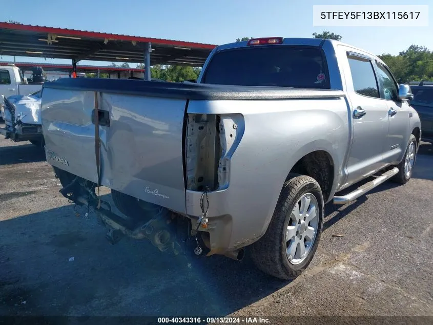 5TFEY5F13BX115617 2011 Toyota Tundra Grade 5.7L V8