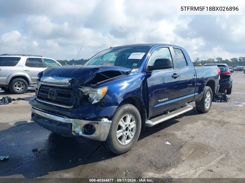 5TFRM5F18BX026896 2011 Toyota Tundra Grade 4.6L V8