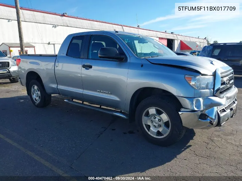 2011 Toyota Tundra Grade 4.6L V8 VIN: 5TFUM5F11BX017709 Lot: 40470462