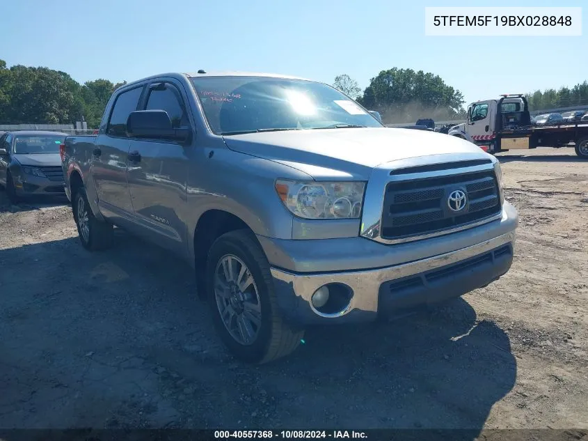 2011 Toyota Tundra Grade 4.6L V8 VIN: 5TFEM5F19BX028848 Lot: 40557368