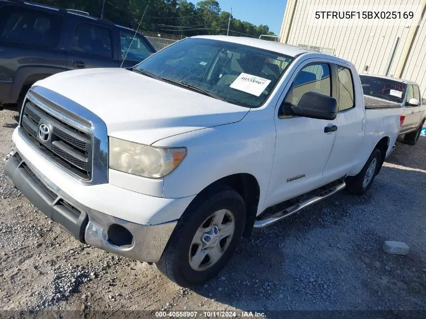 5TFRU5F15BX025169 2011 Toyota Tundra Grade V6