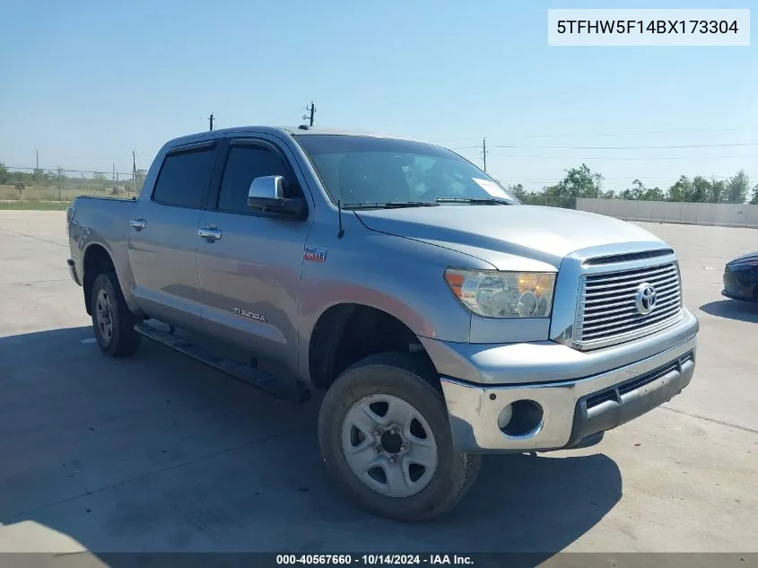 2011 Toyota Tundra Limited 5.7L V8 VIN: 5TFHW5F14BX173304 Lot: 40567660