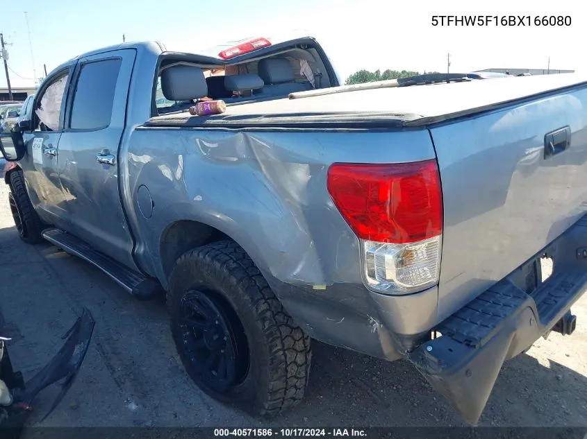 5TFHW5F16BX166080 2011 Toyota Tundra Crewmax Limited