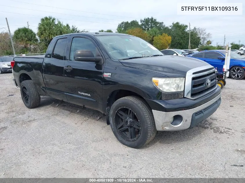 5TFRY5F11BX109316 2011 Toyota Tundra Grade 5.7L V8