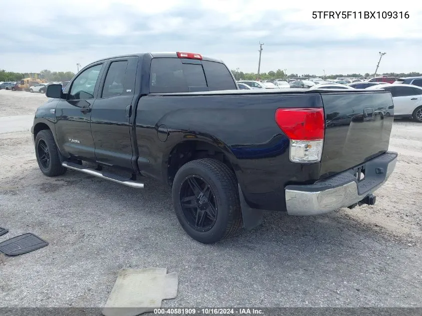 5TFRY5F11BX109316 2011 Toyota Tundra Grade 5.7L V8