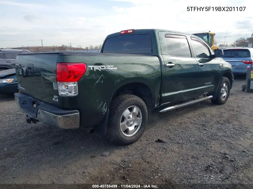 5TFHY5F19BX201107 2011 Toyota Tundra Limited 5.7L V8