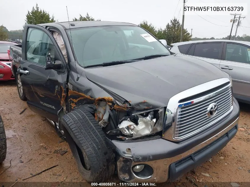 2011 Toyota Tundra Limited 5.7L V8 VIN: 5TFHW5F10BX163739 Lot: 40805871