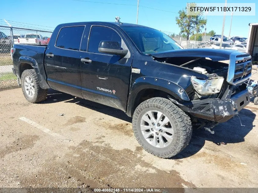 2011 Toyota Tundra Grade 5.7L V8 VIN: 5TFDW5F11BX171329 Lot: 40852148