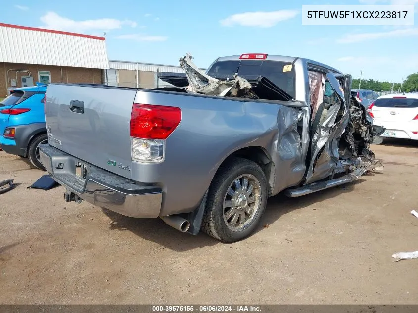 5TFUW5F1XCX223817 2012 Toyota Tundra Grade 5.7L V8