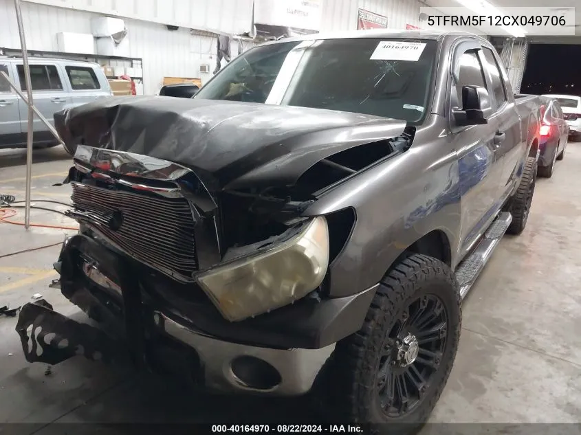 5TFRM5F12CX049706 2012 Toyota Tundra Grade 4.6L V8