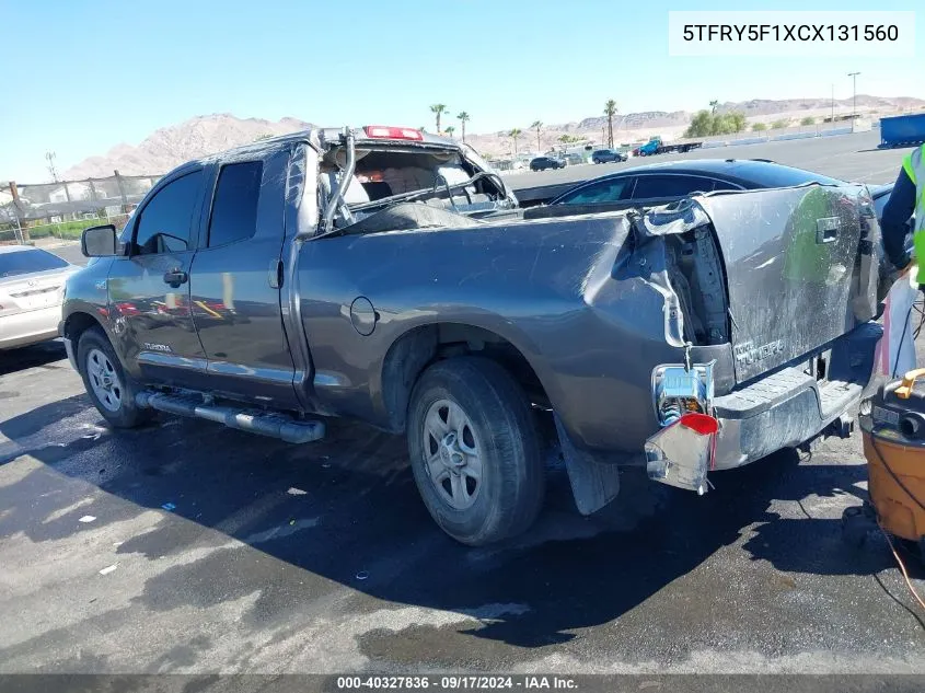 5TFRY5F1XCX131560 2012 Toyota Tundra Grade 5.7L V8